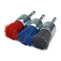 BHA 1" Nylon Wire End Brush with 1/4" Hex Shank for Drill or Die Grinder