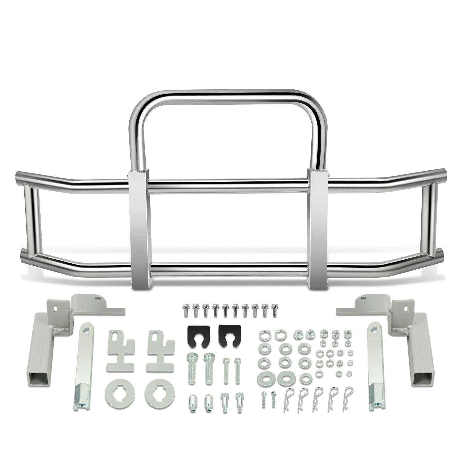 Fit 18-25 Volvo Vnl Polished Chrome Front Tubular | Built Supply Co