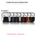 For Airpods 3 Case Business Pu Leather Earphones Protective Shell