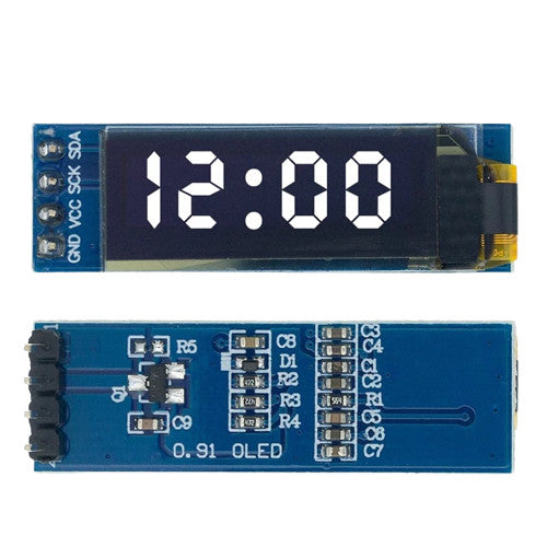OLED Display Module 0.91 inch 128X32 IIC I2C For Arduino, Raspberry PI