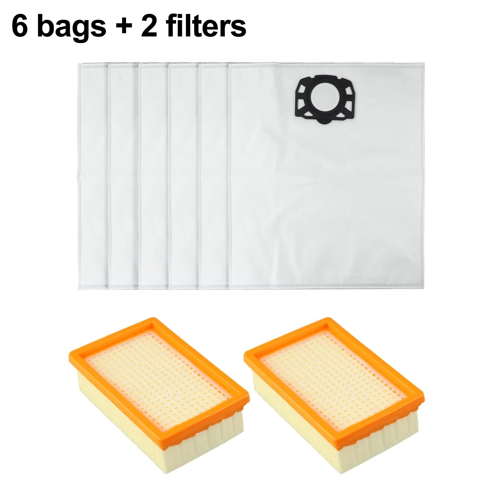 For Karcher Wd4 Wd5 Wd6 Mv4 Mv5 Mv6 Compatible Non Woven Bag Filter