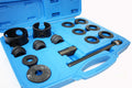 15pc Universal Front Wheel Drive Bearing Removal Adapter Puller Tool Kit by Unbranded
