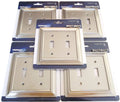 5 Peerless Satin Nickel Wall Switch Plate Cover Light Double Toggle