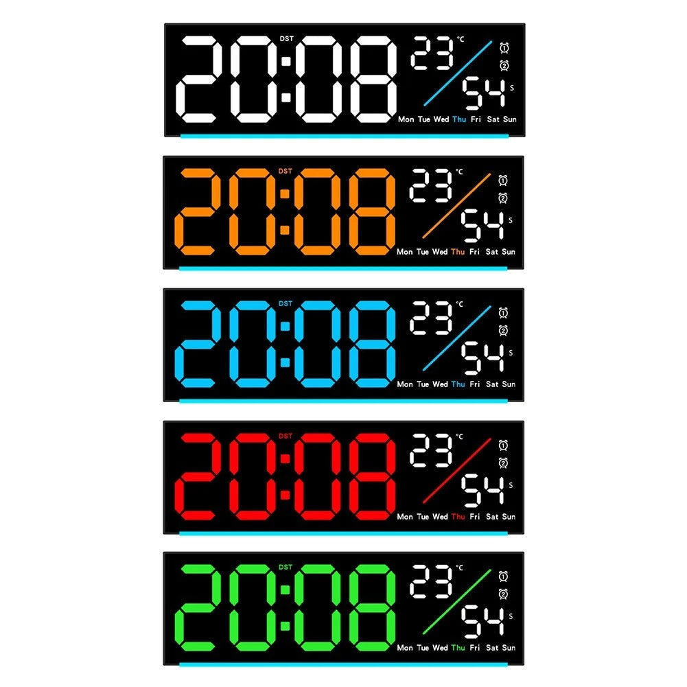 Led Alarm Clock Featuring Countdown Timer Max 99min59sec And Temp