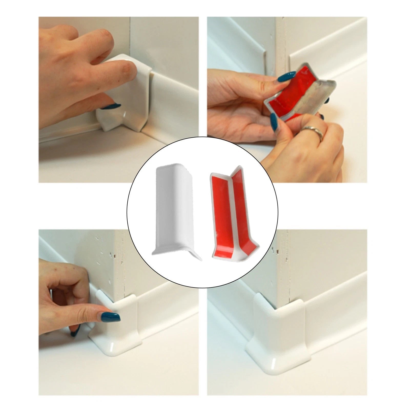 Baseboard Corners Compatible With Various Colors And Designs Available