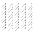 8 In Length Chrome Metal Wire Gridwall Hooks Grid Panel Display Hanger