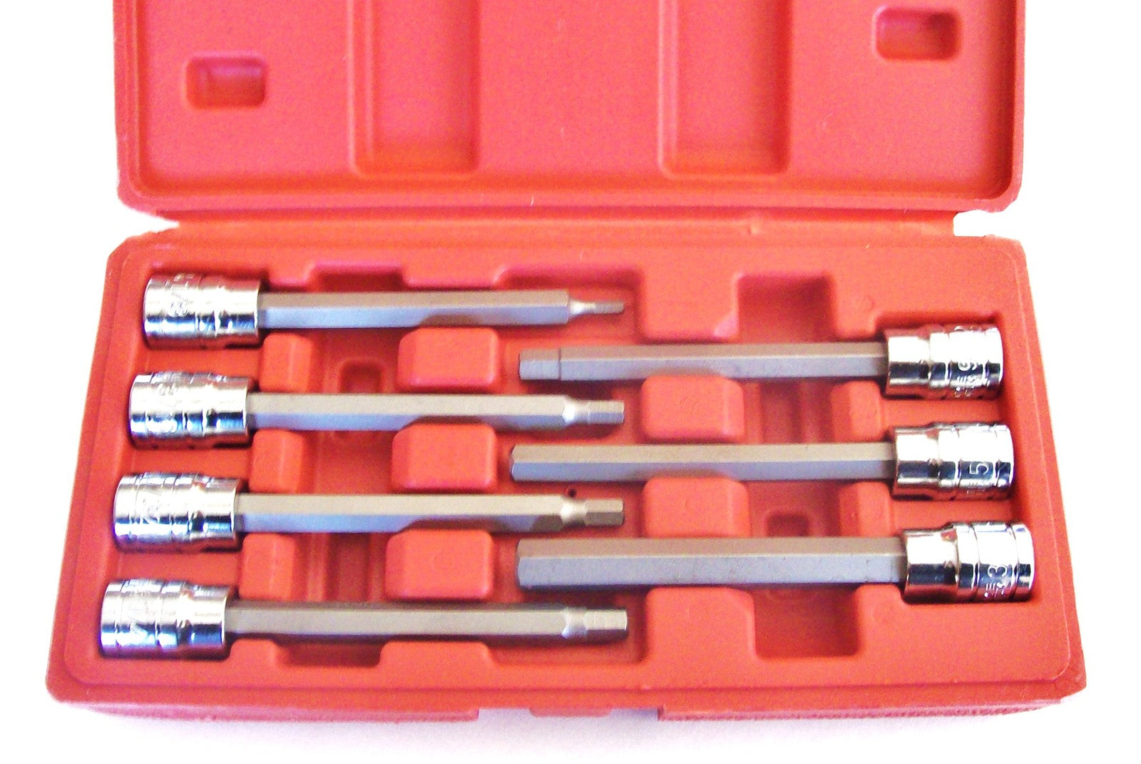 7pc ATE Pro 3/8" Drive Extra Long Hex Socket Set