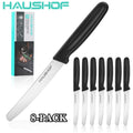 Haushof Steak Knives Set Serrated Premium Stainless Steel With Gift