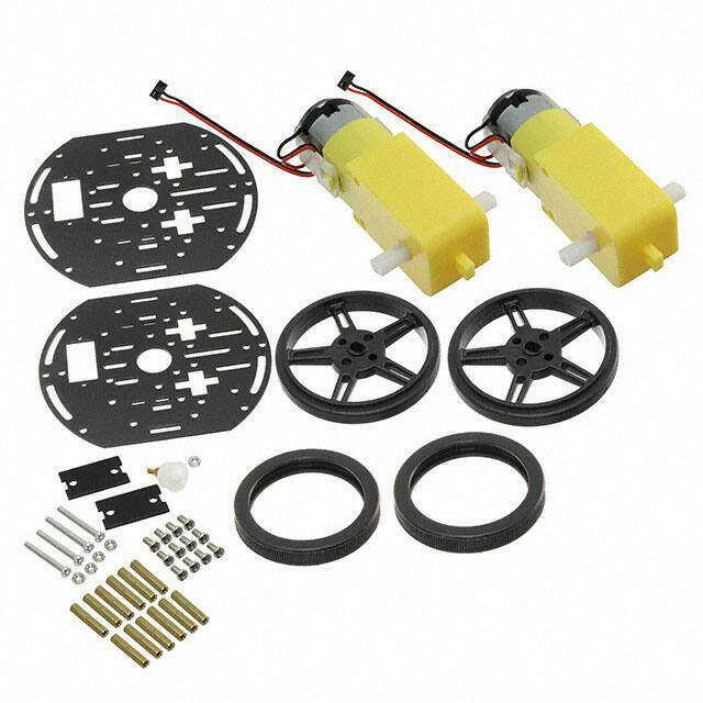 Mini 3-Layer Round Robot Chassis