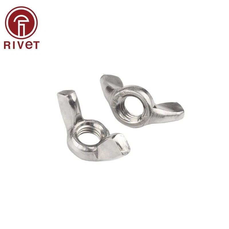 Steel Butterfly Nut Hand Screw Nut gb62 Ear Screw Cap din315sheep horn ThumbWing