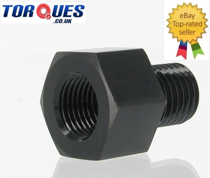 1/8" NPT Female To M10x1.5 Male Reducer Oil Pressure Gauge Adapter