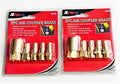 10pc ATE PRO SOLID BRASS QUICK COUPLER AIR HOSE PLUG NIPPLE FITTING SET 1/4 NPTO