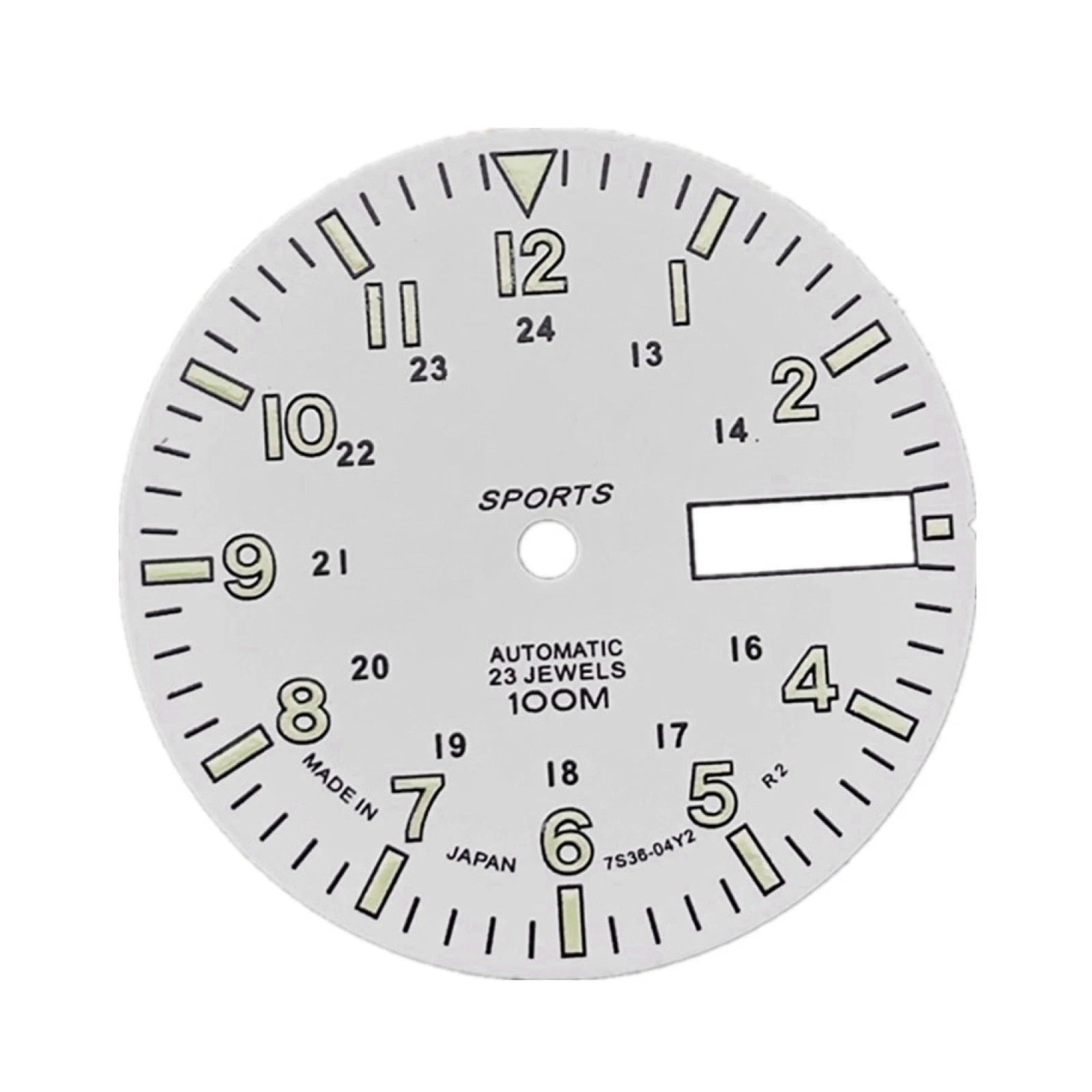 Copper Luminous Automatic Mechanical Watch Movement Dial Replacement