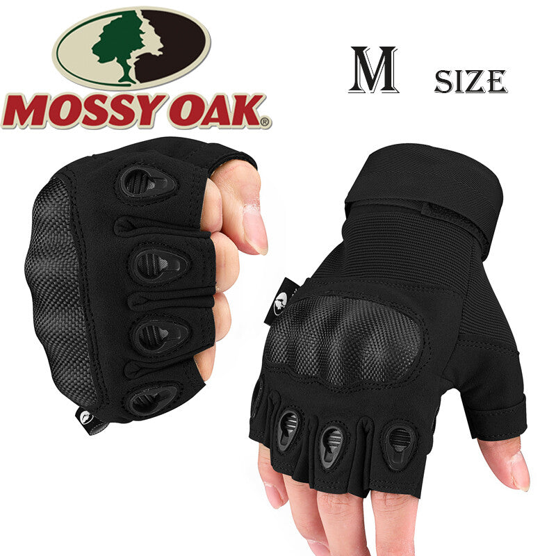 Mossy Oak Fingerless Tactical Gloves by Mossy Oak