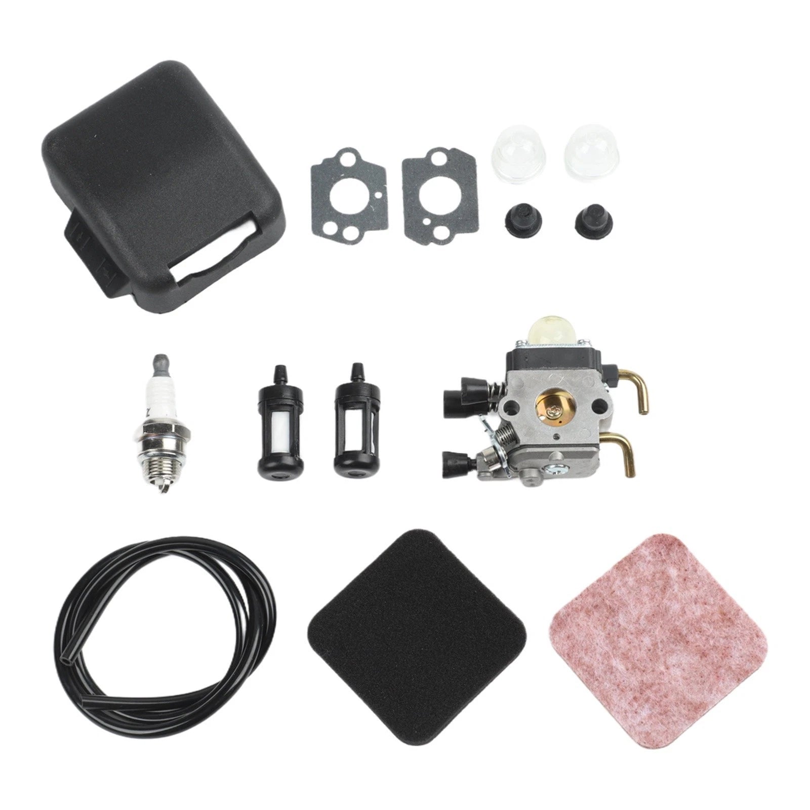 Fs85r For Fs80 Carburetor Tune Up Kit Fuel Line Air Filter Grommets