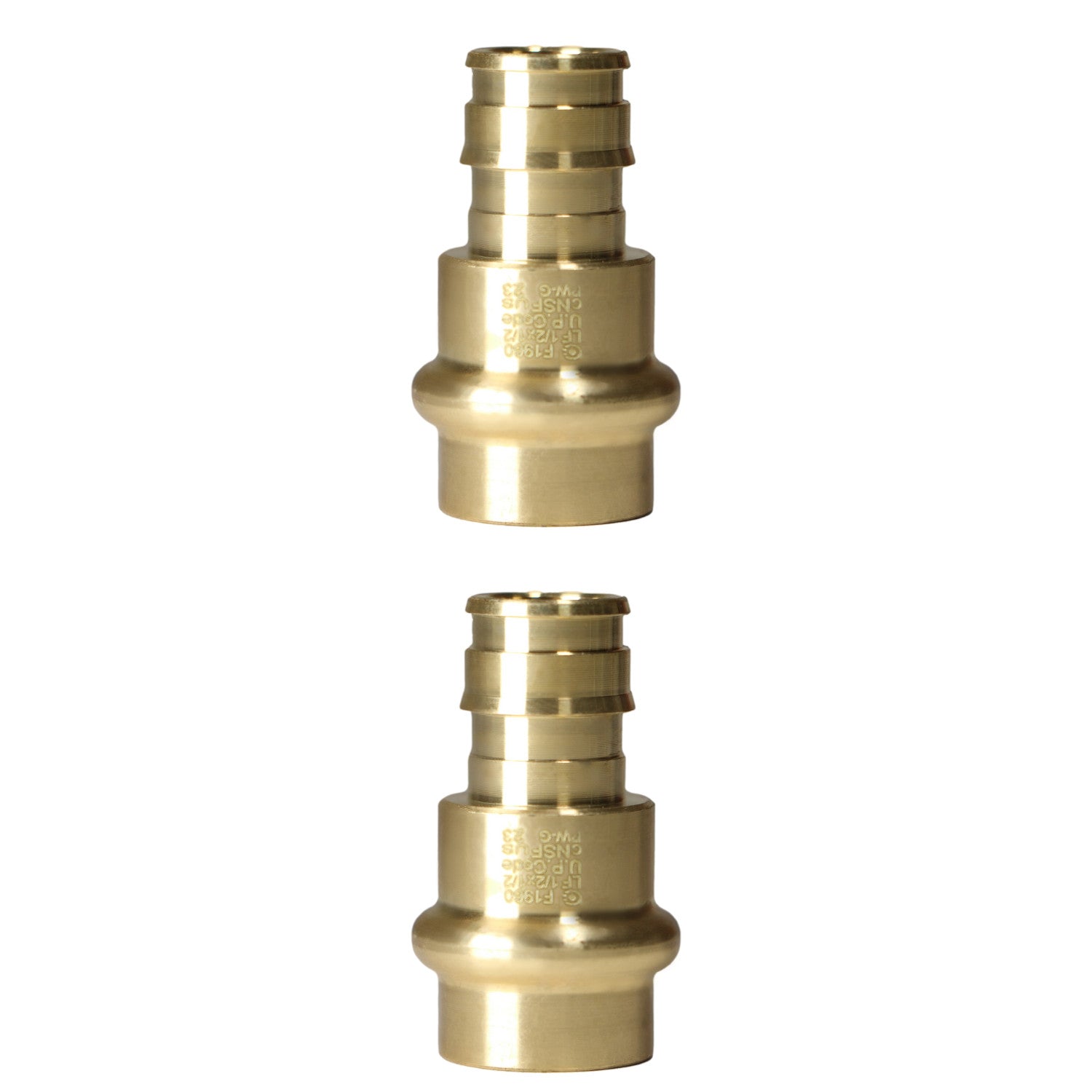 2 Pack  XFITTING 1/2" Press x Pex A Coupling, Propress