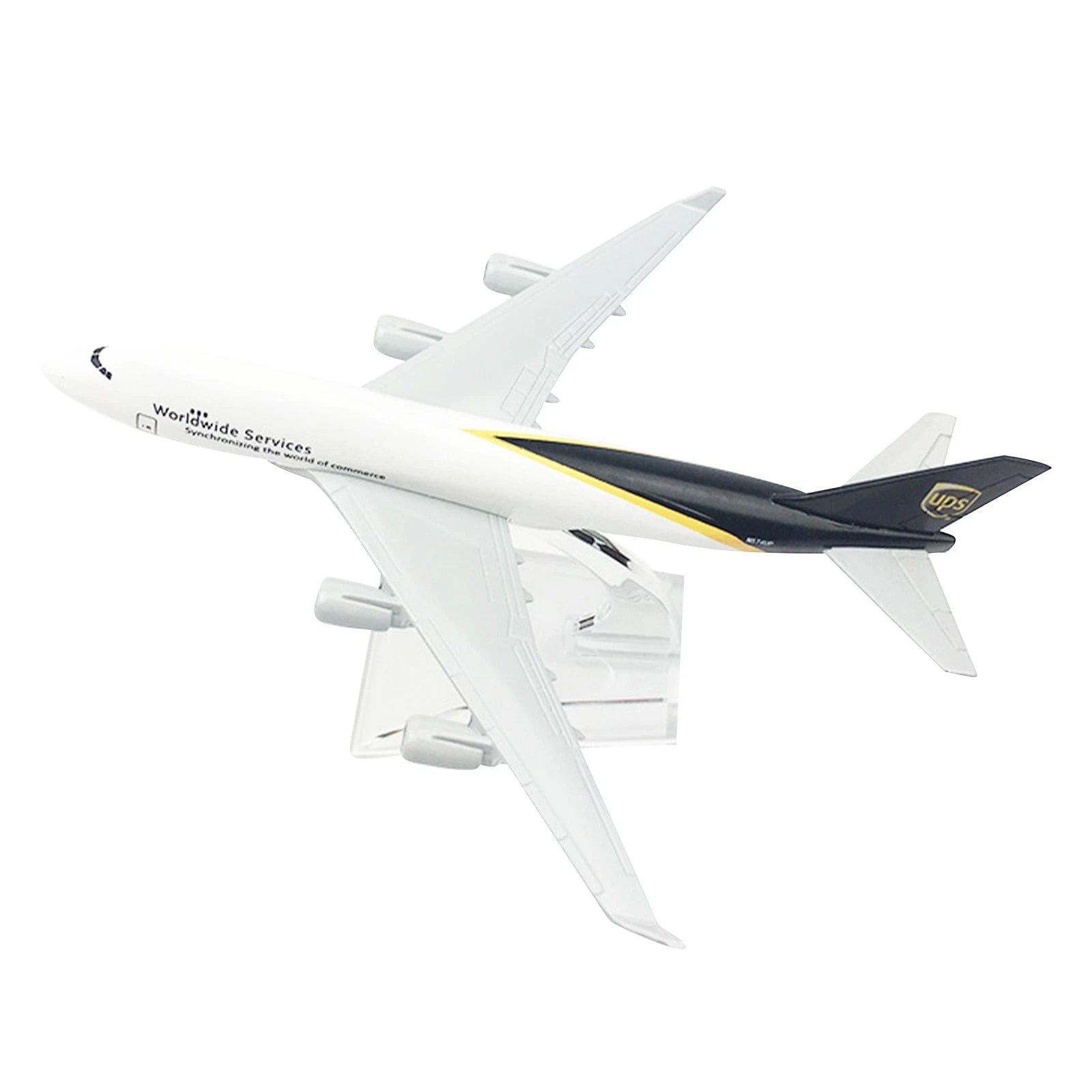 1:400 B747 Air Ups Freighter Airplane Alloy Model Souvenir Static
