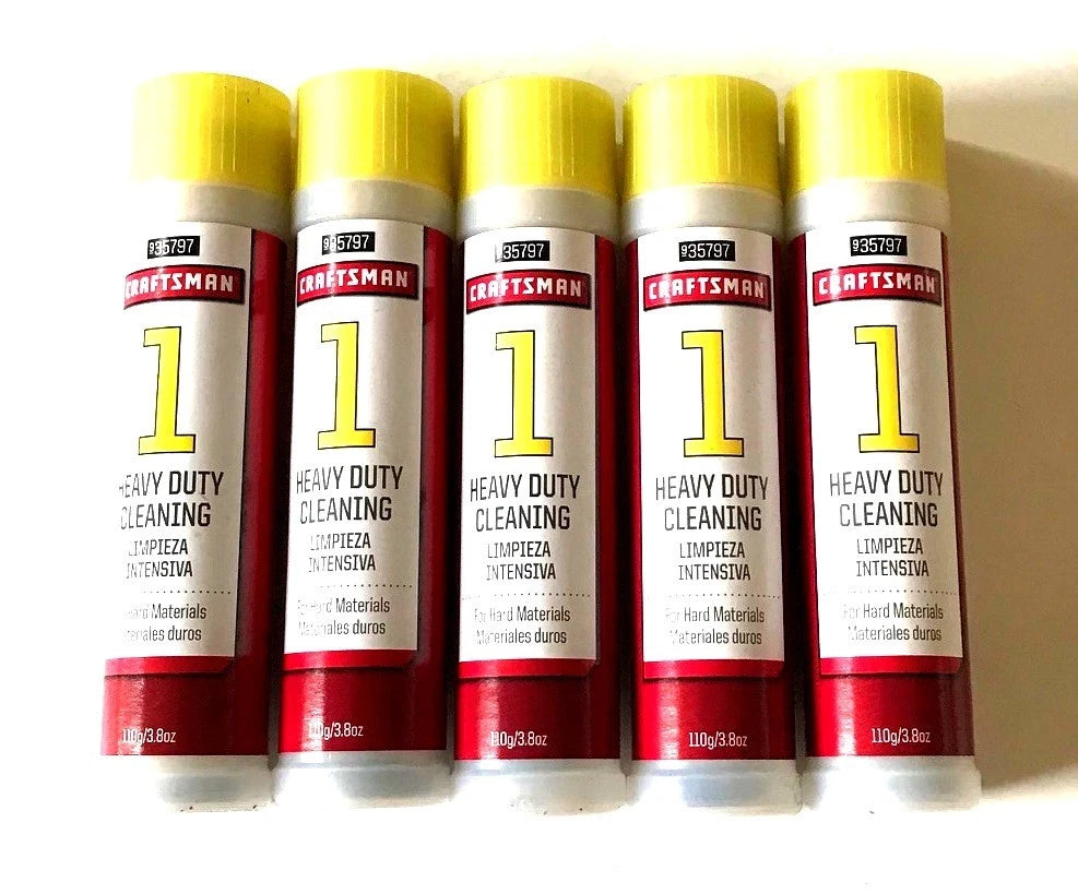 5 Tubes Craftsman Polishing Compound #1 Hard Materials Jewelers Rouge
