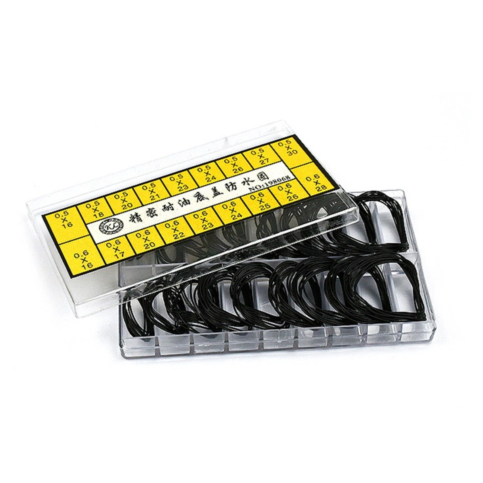 0.5&0.6mm Waterproof Watch O-ring Rubber Gasket Assortment For