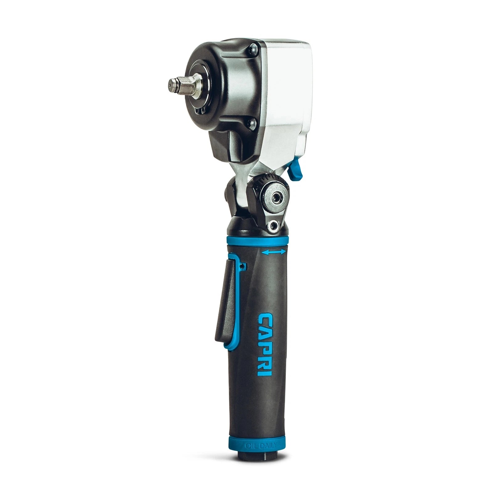Capri Tools 3/8 In. Flex-head Air Angle Impact Wrench, 369 Ft. Lbs