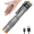 EverBrite Rechargeable Pen Light Pocket Pen Flashlight 4 Light Modes USB C Cable