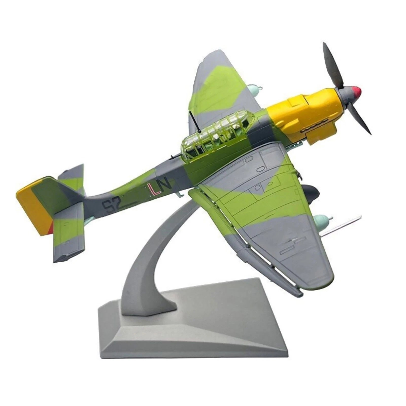 1/72 German Junkers Stuka Ju87b Dive Bomber Fighter Model Military
