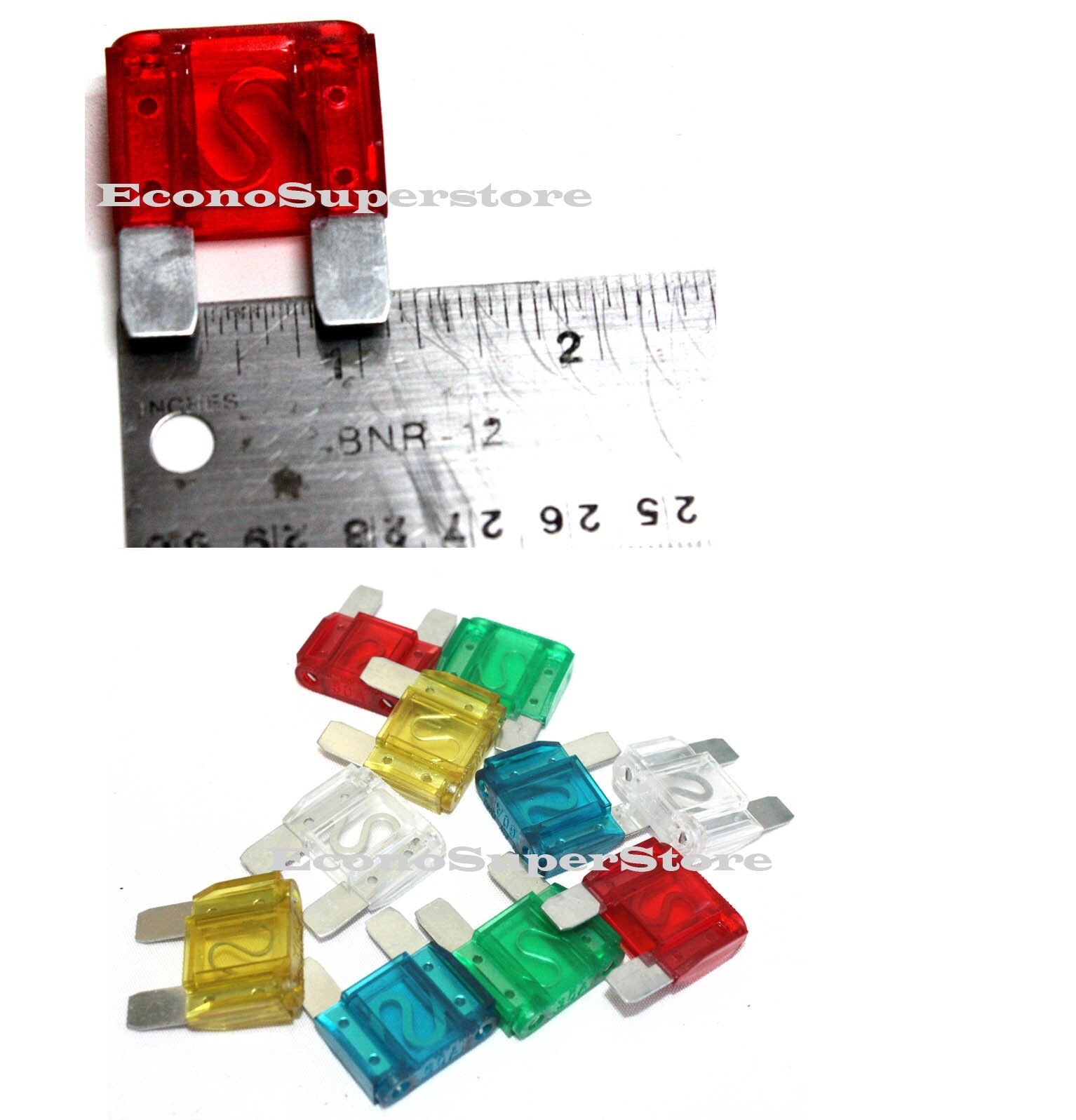 10pc MAXI Maximum Car Blade Fuse Assortment Set Auto Boat Truck RV 20A To 60A