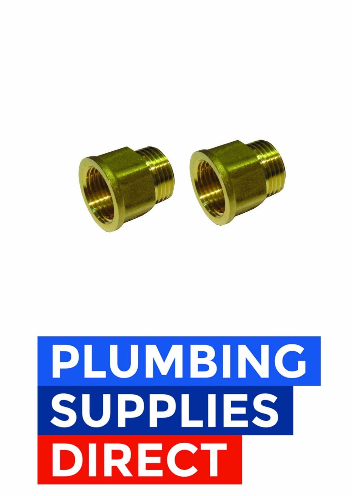 Brass Tap Thread Extension 1/2" BSP