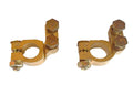 2PC Brass Universal Car Battery Terminal Clamp Quick Connector