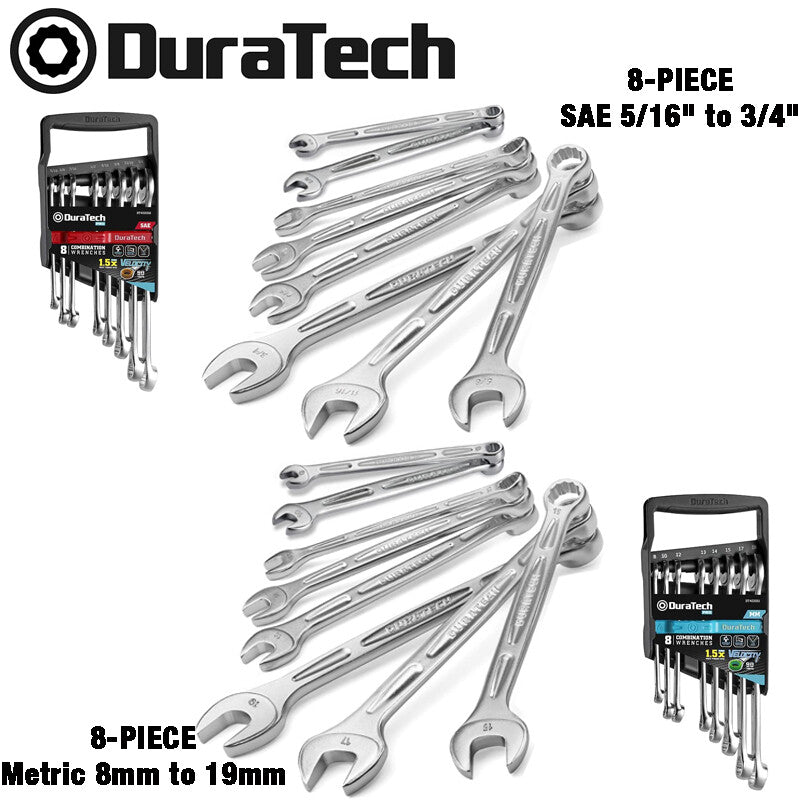 DURATECH 8-Piece Combination Wrench Set by DURATECH