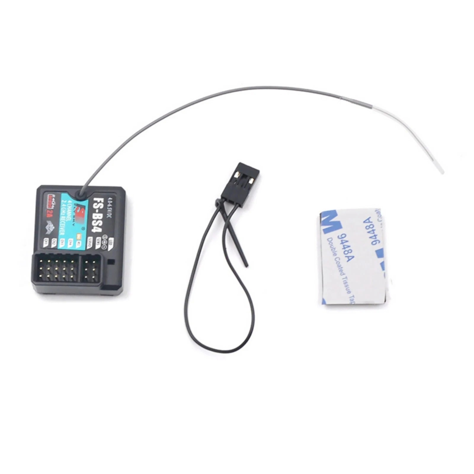 Fs-bs4 2.4g 4-channel Receiver With Gyro For Fs-it4s Fs-gt5 Afhds2a