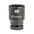 Capri Tools Shallow Impact Socket - 1/4 in. Drive, 6-Point, Metric 4 to 15 mm by Capri Tools