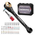WORKPRO 34pc Low Profile Ratchet Wrench Set by WORKPRO