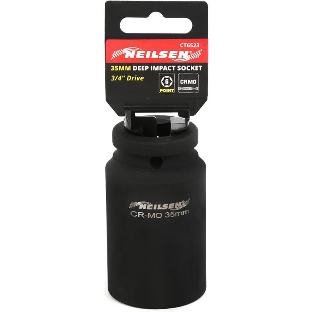 Neilsen 3/4" Drive Standard Deep Square Metric Single I
