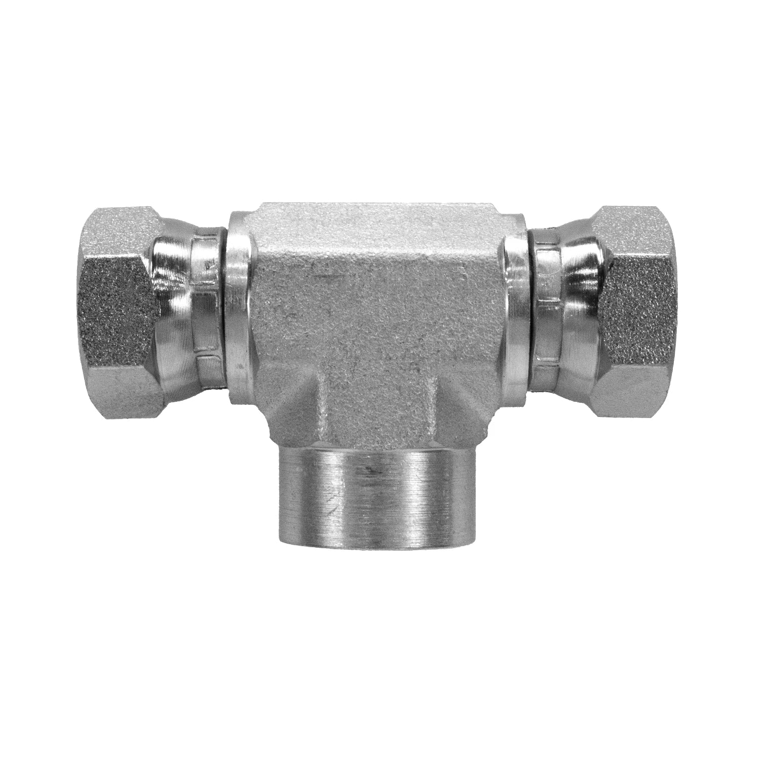 1602-16-16-16 Hydraulic Fitting 1" Female Pipe x 1" Female Pipe Swivels Tee