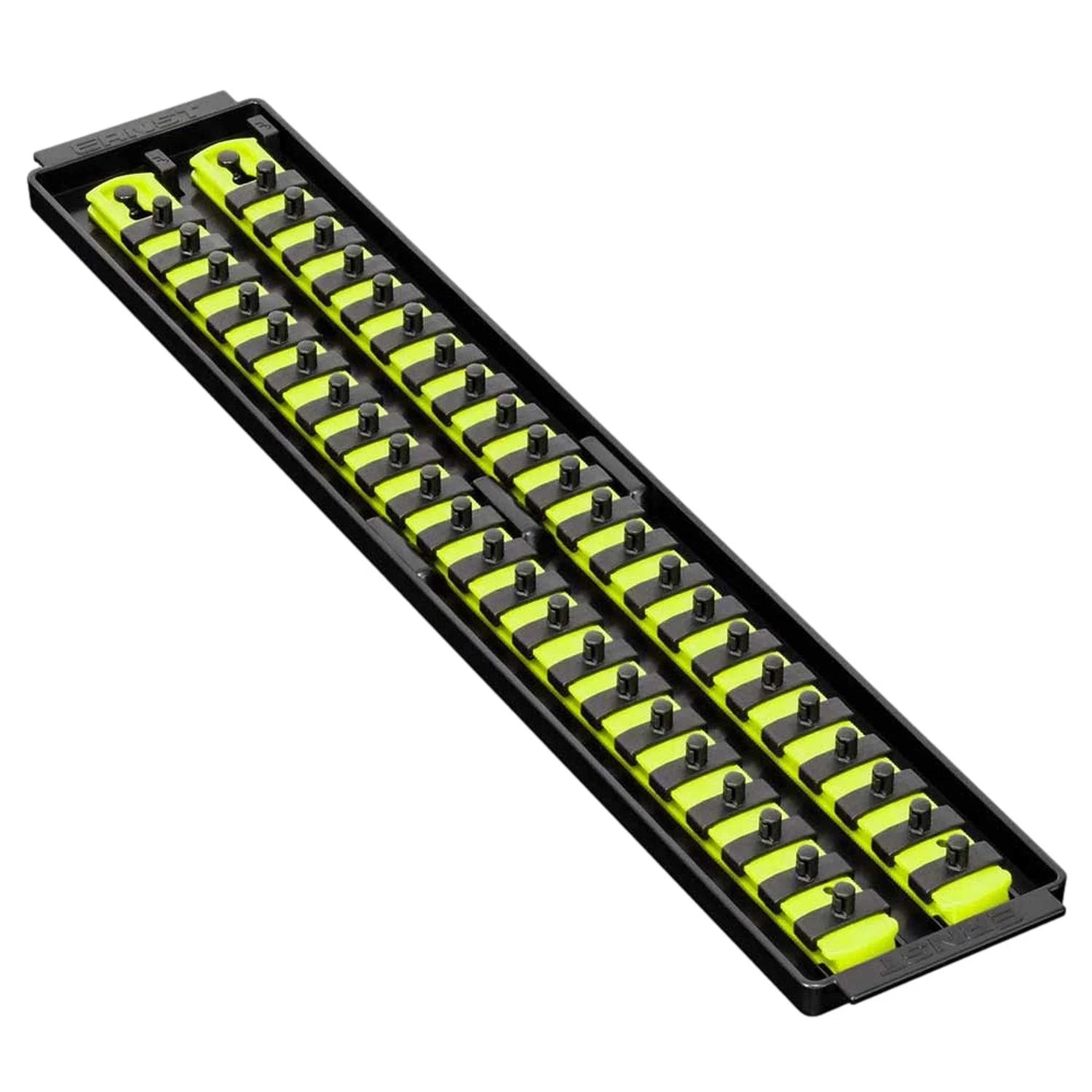 Ernst 8461HV 1/4" Socket Boss Storage Organiser Rail 2-Rail Twist Lock 18" HIVIZ