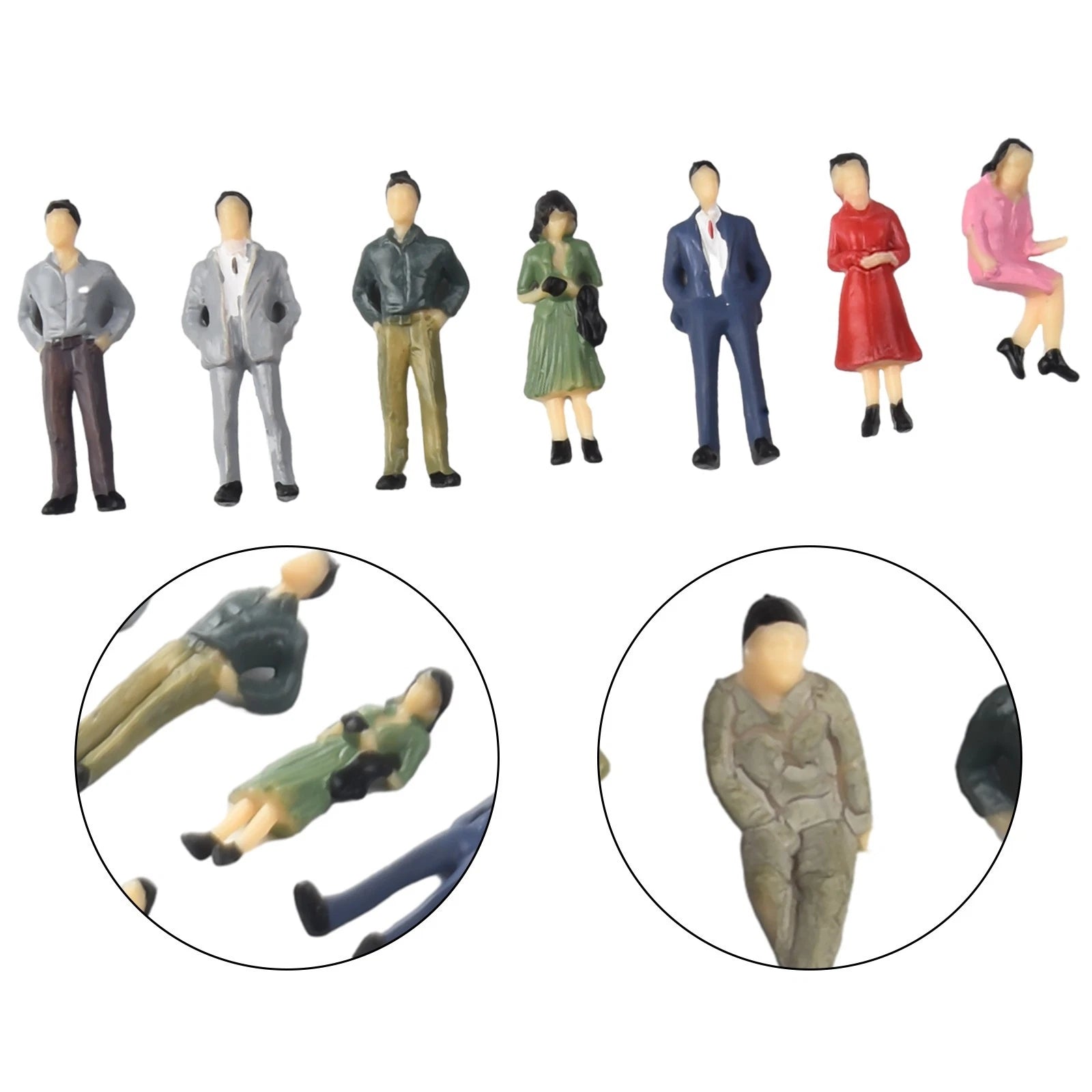 Model People Figures 1:50 For Outdoor Landscape For | Built Supply Co