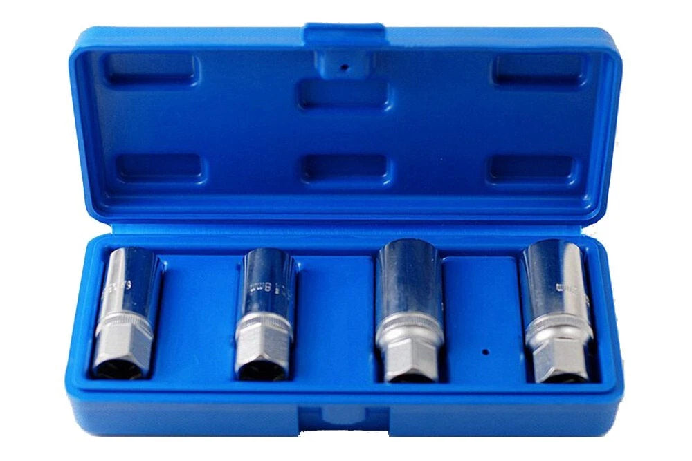 Cr-v 1/2" Dr. Socket Type Stud Extractor Screw-up & Pull-up Kit: