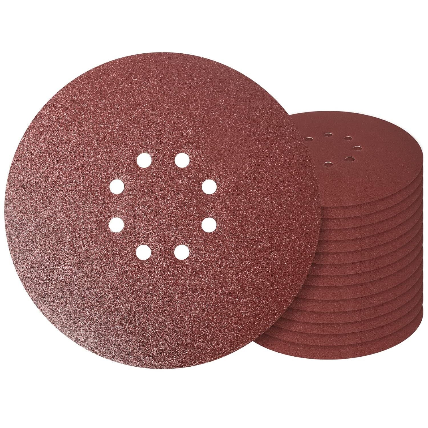 20pc 9 Inch Aluminum Oxide Sanding Discs 180 Grit