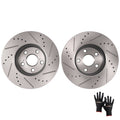 Front Disc Brake Rotors Kit for Scion xD 2008-2014 Pontiac Vibe
