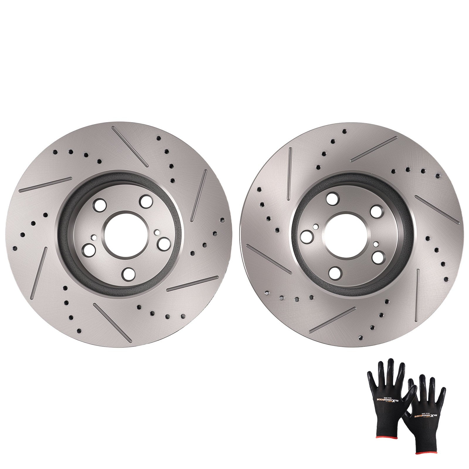 Front Disc Brake Rotors Kit for Scion xD 2008-2014 Pontiac Vibe