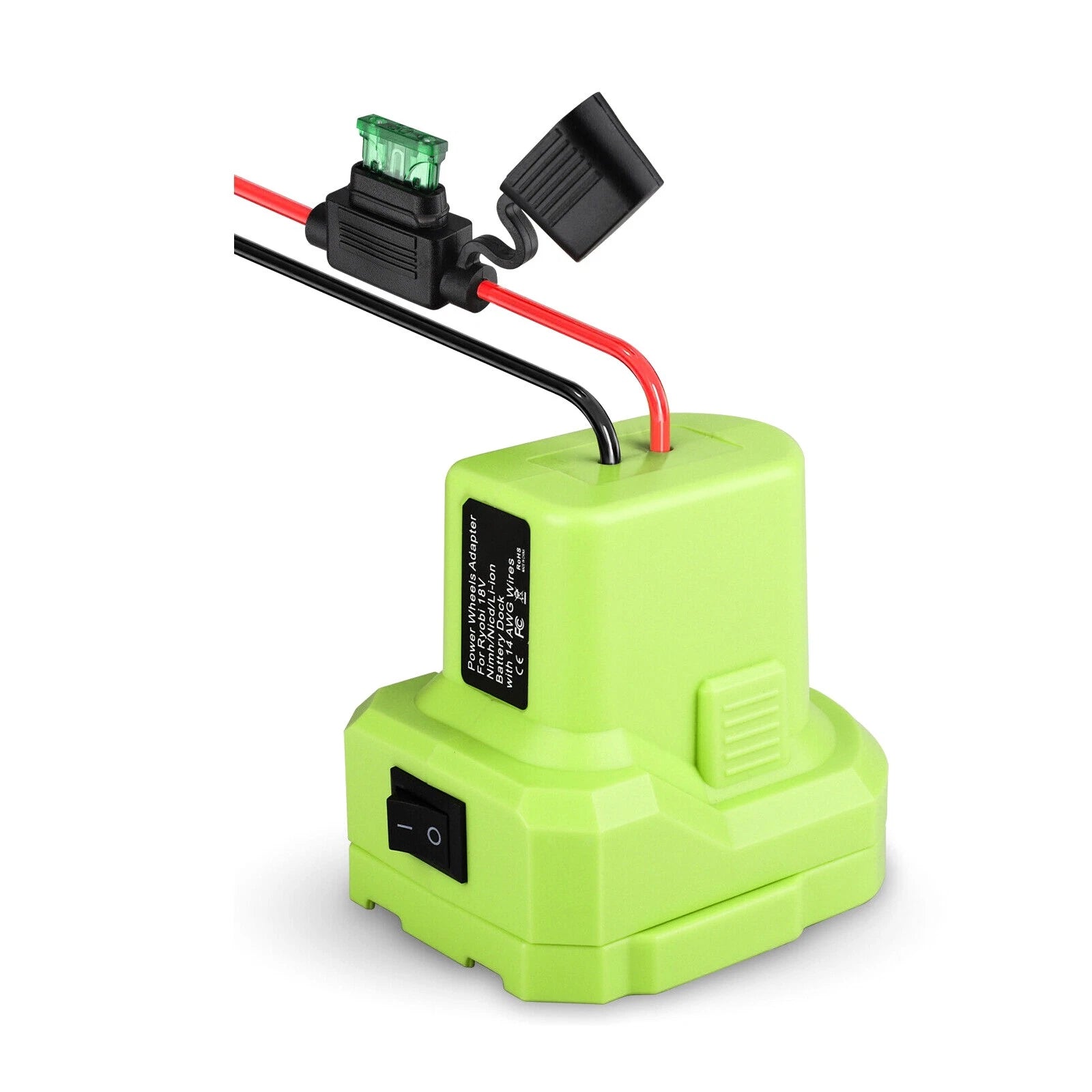 Diy Power Wheels Battery Adapter For Ryobi 18V 14 Gauge With Fuse &
