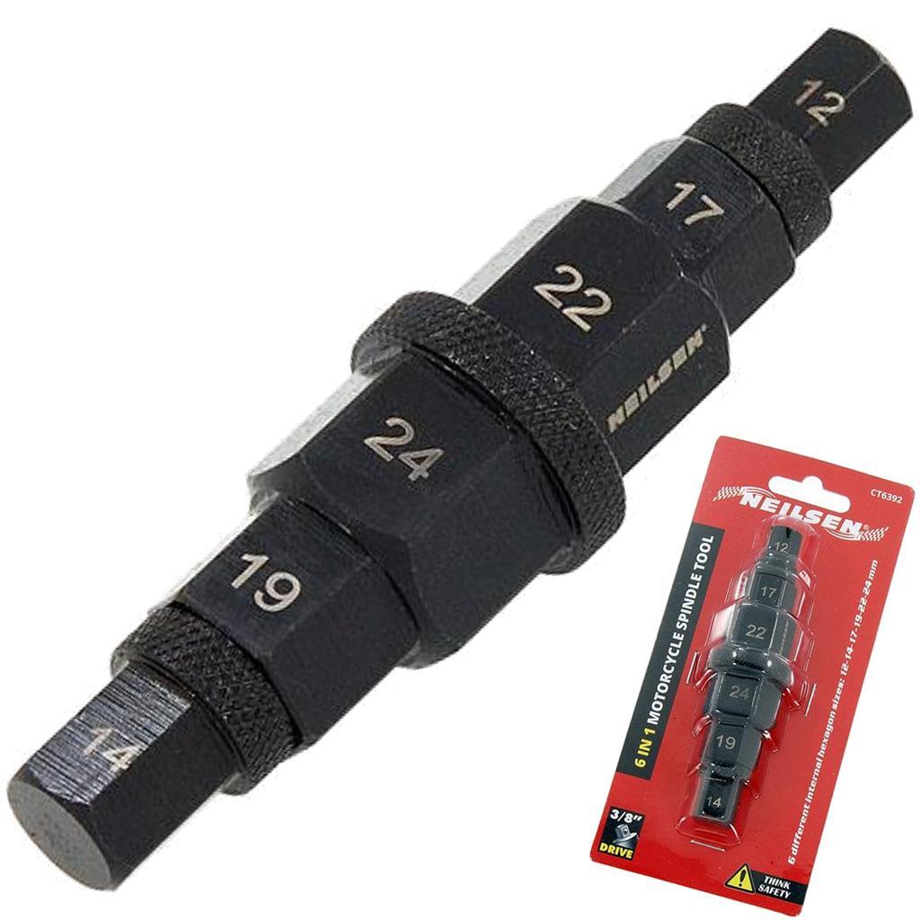 Neilsen 6 in 1 Spindle Key Tool