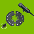 Electric Bike Dual Hall Pedal Assist Sensor 12 Magnet Waterproof