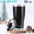HAUSHOF 30 oz Tumbler Travel Mug Stainless Steel Vacuum Insulated