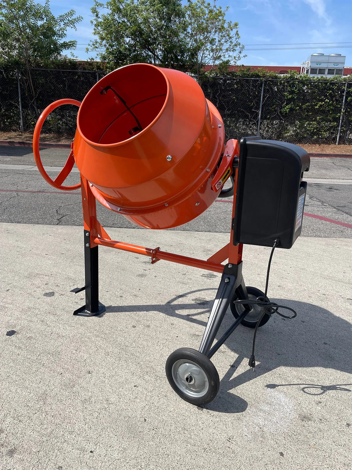 5.65 Cubic Feet 1 Hp Eelctric Cement Concrete Stucco Mortar Mixer