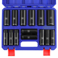 Workpro 14piece 1/2" Drive Deep Impact Socket Set 3/8"-1-1/4" W/case