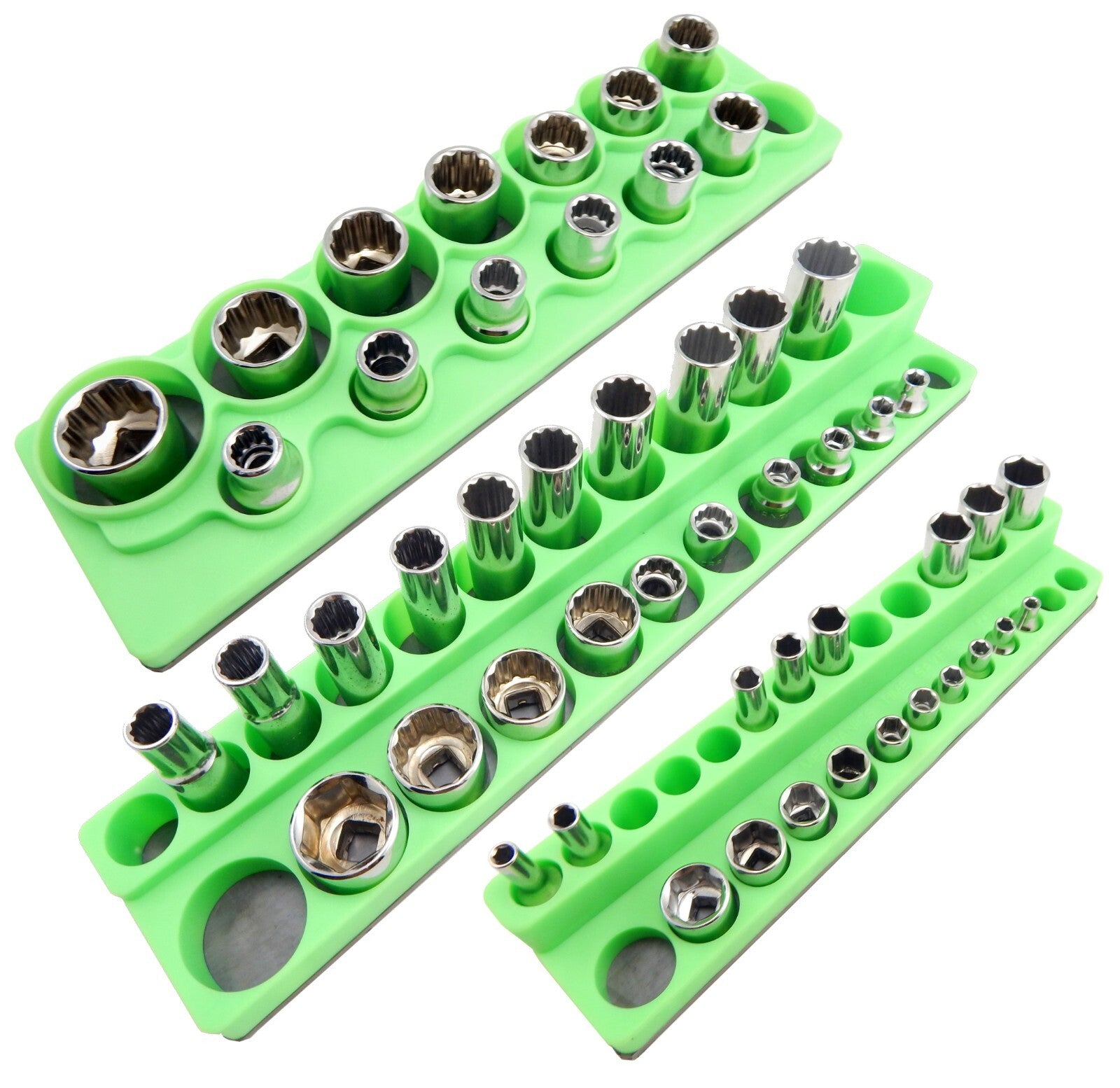 Magnetic Socket Organizer Set 3pc Mechanics