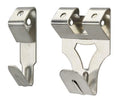 Silver Picture Wall Hooks Zinc Single/double 1, 3, 10, 25, 100 Chrome