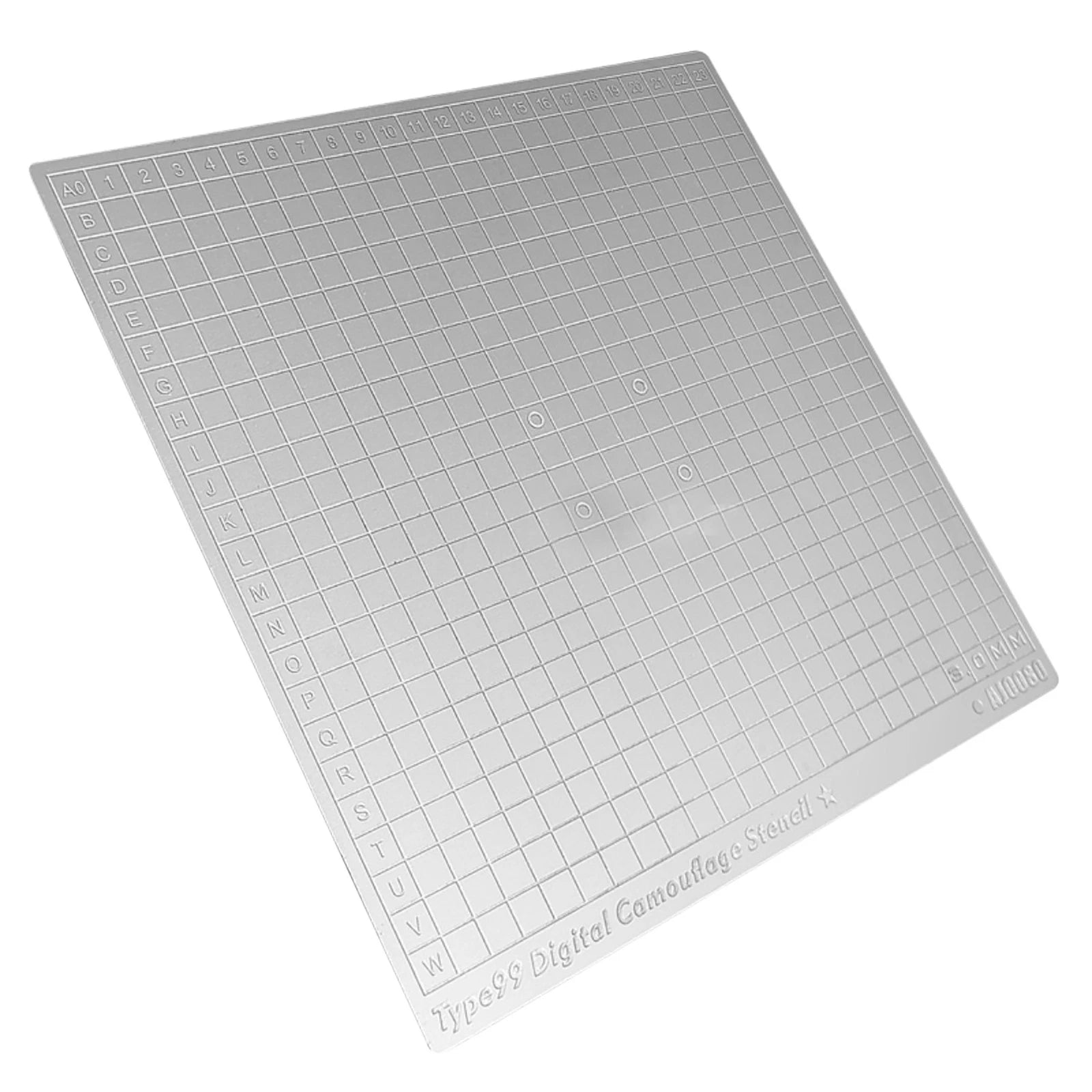 Stainless Steel Camouflage Mark Cut Mat For 1/35 1/72 Military Tank